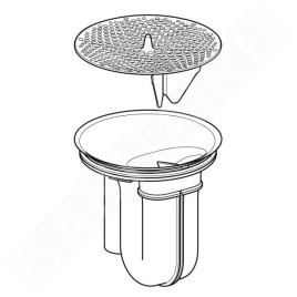 Geberit Accessoires - Stoppeur d'odeur pour urinoir avec fonction d’aspiration 243.312.00.1