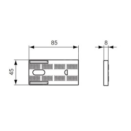 Ideal Standard Pièces encastrés - Isolation acoustique R010667