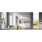 Ravak Classic II - Armoire haute, 1600x400x260 mm, 2 portes, charnières à droite, blanc brillant / gris X000001475