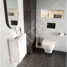 Ravak Classic II - Meuble-vasque 396x216x500 mm, 1 porte, charnières à gauche, blanc brillant X000001484