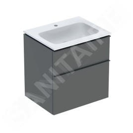 Geberit iCon - Armoire avec lavabo, 60x48x63 cm, 2 tiroirs, lave 502.335.JK.1