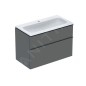 Geberit iCon - Armoire avec lavabo, 90x48x63 cm, 2 tiroirs, lave 502.337.JK.1