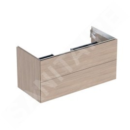 Geberit ONE - Meuble lavabo 104x50x47 cm, 2 tiroirs, chêne 505.264.00.5