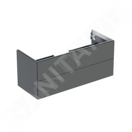 Geberit ONE - Meuble chêne 118x50x47 cm, 2 tiroirs, lave 505.265.00.3