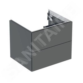 Geberit ONE - Meuble lavabo 59x50x47 cm, 2 tiroirs, lave 505.261.00.3