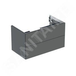 Geberit ONE - Meuble lavabo 89x50x47 cm, 2 tiroirs, lave 505.263.00.3