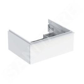 Geberit iCon - Meuble lavabo, 59x25x48 cm, 1 tiroir, blanc brillant 502.310.01.1