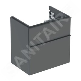 Geberit iCon - Meuble lavabo, 59x62x42 mm, 2 tiroirs, lave 502.307.JK.1