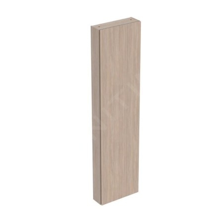 Geberit iCon - Armoire haute 180x45x15 cm, 1 porte, charnières G/D, miroir intérieur, chêne 502.317.JH.1