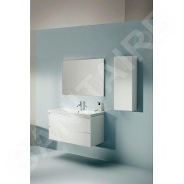 Laufen Lani - Armoire 70x35 cm, 1 porte, charnières à gauche, blanc mat H4037011122601