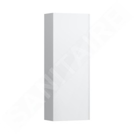 Laufen Lani - Armoire 90x35 cm, 1 porte, charnières à gauche, blanc brillant H4037111122611