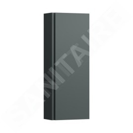 Laufen Lani - Armoire 90x35 cm, 1 porte, charnières à droite, gris H4037121122661
