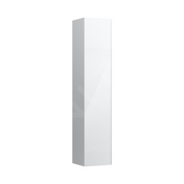 Laufen Lani - Armoire haute 165x35 cm, 1 porte, charnières à gauche, blanc brillant H4037211122611