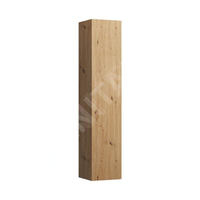 Laufen Lani - Armoire haute 165x35 cm, 1 porte, charnières à gauche, chêne H4037211122671