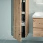 Laufen Lani - Armoire haute 165x35 cm, 1 porte, charnières à gauche, chêne H4037211122671