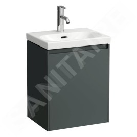 Laufen Lani - Meuble-vasque 44x34x52 cm, 1 porte, charnières à droite, gris H4035021122661