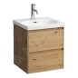 Laufen Lani - Meuble-vasque, 48x45x52 cm, 2 tiroirs, chêne H4035121122671