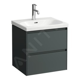 Laufen Lani - Meuble-vasque, 54x45x52 cm, 2 tiroirs, gris H4035221122661