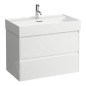 Laufen Lani - Meuble-vasque, 79x44x52 cm, 2 tiroirs, blanc mat H4035521122601