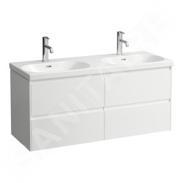 Laufen Lani - Meuble-vasque, 118x45x52 cm, 4 tiroirs, blanc mat H4035741122601
