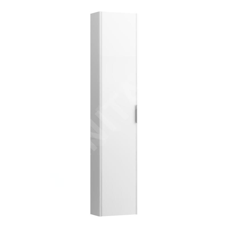 Laufen Base - Armoire haute, 165x35x19 cm, 1 porte, charnières à gauche, blanc mat H4026411102601