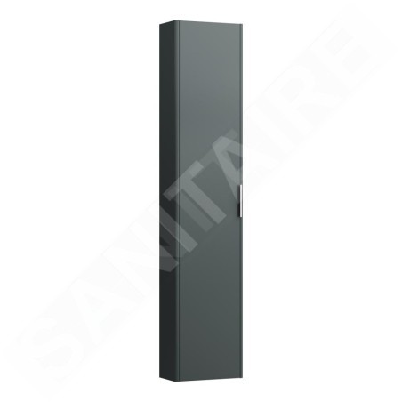 Laufen Base - Armoire haute, 165x35x19 cm, 1 porte, charnières à gauche, gris H4026411102661
