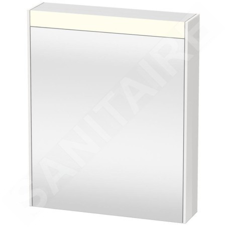 Duravit Brioso - Armoire de toilette 760x620x148 mm, version droite, 1 porte, blanc brillant BR7101R22221000