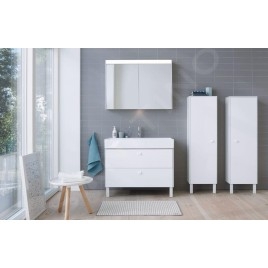 Duravit Brioso - Armoire de toilette 760x820x148 mm, 2 portes, blanc brillant BR7102022221000