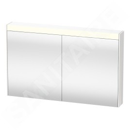Duravit Brioso - Armoire pour salle de bains 760x1220x148 mm, 2 portes, blanc brillant BR7104022221000
