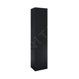 Jika Pure - Armoire haute 180x40x35 cm, 2 portes G/D, noir mat H43J2322303531