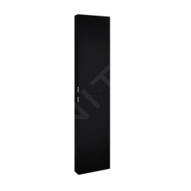Jika Pure - Armoire haute 180x40x13 cm, 2 portes G/D, noir mat H43J2352303531