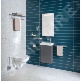 Jika Petit - Meuble avec lave-mains 41x66x23 cm, gris H45J5111753011
