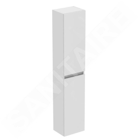 Ideal Standard Eurovit - Armoire haute, 150x30x24 cm, 2 portes, charnières G/D, blanc brillant R0268WG