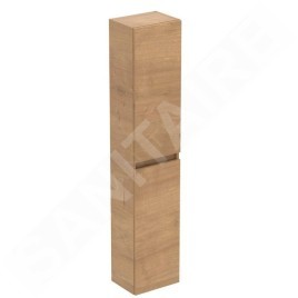 Ideal Standard Eurovit - Armoire haute, 150x30x24 cm, 2 portes, charnières G/D, chêne R0268Y8