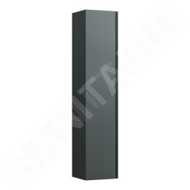 Laufen Meda - Armoire haute, 165x35x34 cm, 1 porte, charnières à gauche, gris H4216510112661