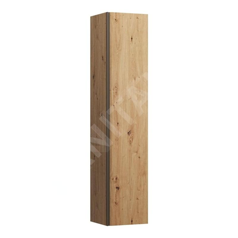 Laufen Meda - Armoire haute, 165x35x34 cm, 1 porte, charnières à droite, chêne H4216520112671