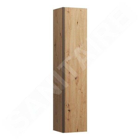 Laufen Meda - Armoire haute, 165x35x34 cm, 1 porte, charnières à droite, chêne H4216520112671