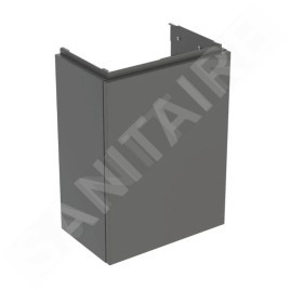 Geberit Acanto - Meuble-lavabo, 54x39x25 cm, 1 porte, charnières G/D, lave 503.001.JK.1