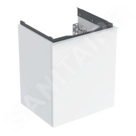 Geberit Acanto - Meuble lavabo, 45x42x38 cm, 1 tiroir, blanc brillant 503.002.01.1