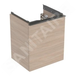 Geberit Acanto - Meuble lavabo, 45x42x38 cm, 1 tiroir, chêne 503.002.JH.1