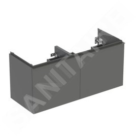 Geberit Acanto - Meuble lavabo, 118x54x48 cm, 2 tiroirs, lave 503.007.JK.1