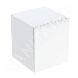 Geberit Acanto - Meuble latéral 45x52x48 cm, 1 tiroir, blanc brillant 503.010.01.1