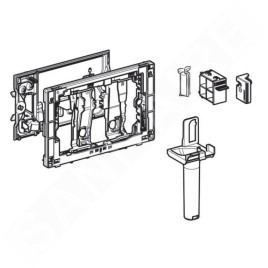 Geberit Accessoires - Tiroir pour stick de nettoyage Duofresh, chromé brillant 115.063.21.1