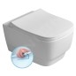 Sapho Céramique - Toilettes suspendues, Rimless, blanc 100214