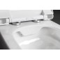 Sapho Céramique - Toilettes suspendues, Rimless, blanc 100214