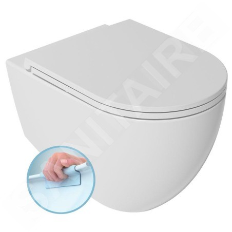 Sapho Isvea - Cuvette suspendue INFINITY, Rimless, blanc 10NF02001