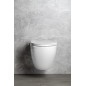 Sapho Isvea - Cuvette suspendue INFINITY, Rimless, blanc 10NF02001