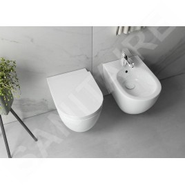 Sapho Isvea - Cuvette suspendue INFINITY, Rimless, blanc 10NF02001