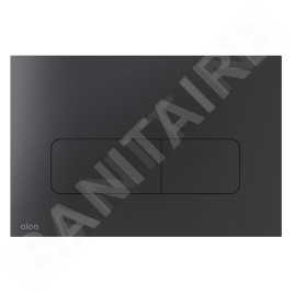 Alcadrain Flat - Plaque de déclenchement, noir mat MOON-BLACK