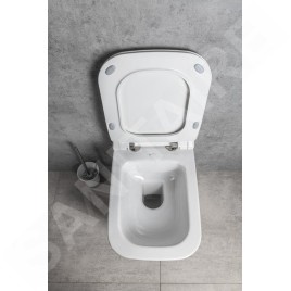 Sapho Isvea Vea - Toilettes suspendues, Rimless, blanc 10VA02001